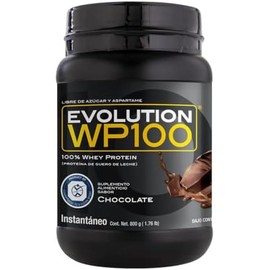 EVOLUTION, Proteína Aislada de Suero de Leche, WP100, Sabor Chocolate, 24.4 Porciones, 800g, Cero Azucares, Whey Protein, Microfiltrada y Ultrafiltrada, 18 Aminoácidos, Keto, Sin Gluten, Kosher, Sugar Free.