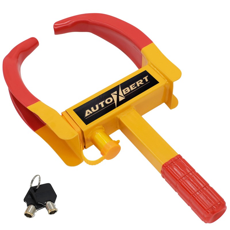 Anti Theft Wheel Clamp Lock Car Auto Trailer Towing Tow