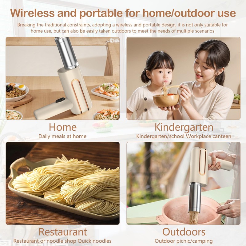Pasta Machine, Pasta Maker 40 W Pasta Machine, Electric Handheld