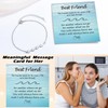 EPIRORA Friendship Gifts for Women Girls, Best Friend Wave Bracelet