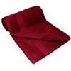 Lashuma Sauna Towel Embroidered with Monogram, Bath Towel Red Ruby