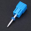 5 Type Pedicure Nail Drill Bit,Ceramic Nail Polishing Bits Cylinder