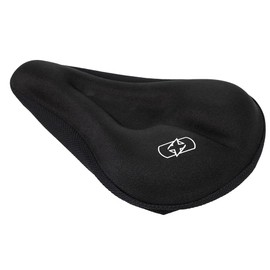 Oxford Products Padded Gel Seat Cover Bicycle Saddle. Extra Comt, Bicycle Seat Cushion Indoor Bike, Spin Bike, Exercise Bike, Outdoor Bikes etc, Black, One Size (SA895)