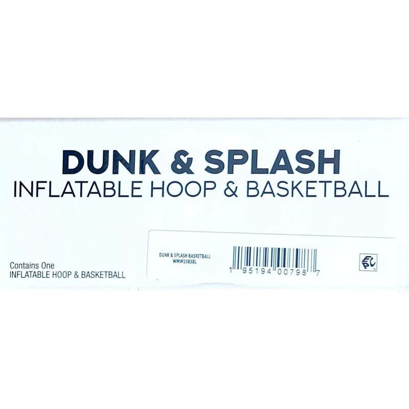 Aqua Splash N Hoop Basketball & Ball Inflatable Hoop &