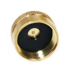 1 Pc Propane Tank Caps, 2019 Universal Solid Brass Refill, 1 Lb Propane Gas Bottle Cylinder Sealed Cap for Outdoor Camping BBQ Grills and Outdoor Cooking