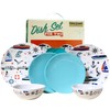 Melamine Dinnerware Sets - 6-pc Marine Dish Set - 2