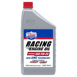 Lucas Oil Synthetic SAE 5W-20 Racing Engine Oil 1 Quart (Pack of 1)