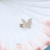 Cimenexe Bohemian Crystal Butterfly Cuff Earring Gold Butterfly Cartilage Earring