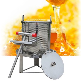 PreAsion Mesh Honey Press Machine Honey Extractor Beekeeping Stainless Steel Household Manual Honey Press