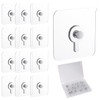GCXIXPY 12 Pcs Picture Hangers without Nails, 30 Ibs Load