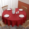 Sterling Mill Polyester Round Tablecloth – Christmas Elegant Table Cover