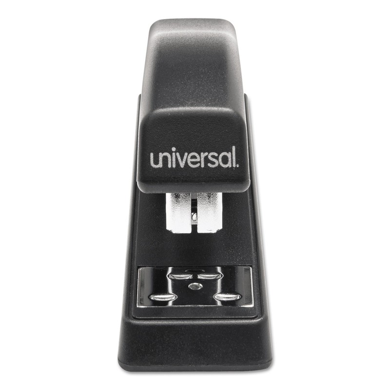 Universal Economy Full Strip Stapler, 12-Sheet Capacity, Black (43118)