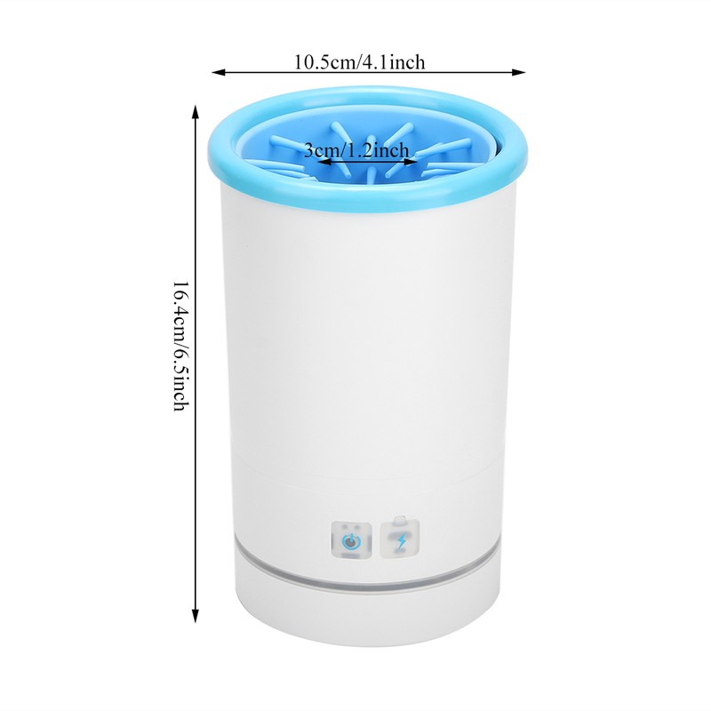 Pet Dog Foot Wash Cup USB Charging Automatic Cat Cleaning