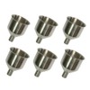 yueton Pack of 6 Stainless Steel Mini Funnel for Essential