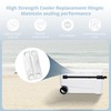 Cooler Hinges for Ice Chests,Compatible with Igloo 25-165 Qt Rectangular-Shaped