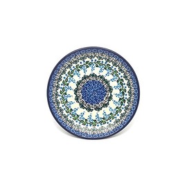 Polish Pottery Plate - Salad/Dessert (7 3/4") - Wisteria