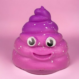 MIJOMA Anti-Stress Ball Kneading Ball Squeeze Ball Sticky Squeeze Poop Poo for Office & Children's Birthday Party Finger & Hand Muscle Strengthening 6 cm (Pink)