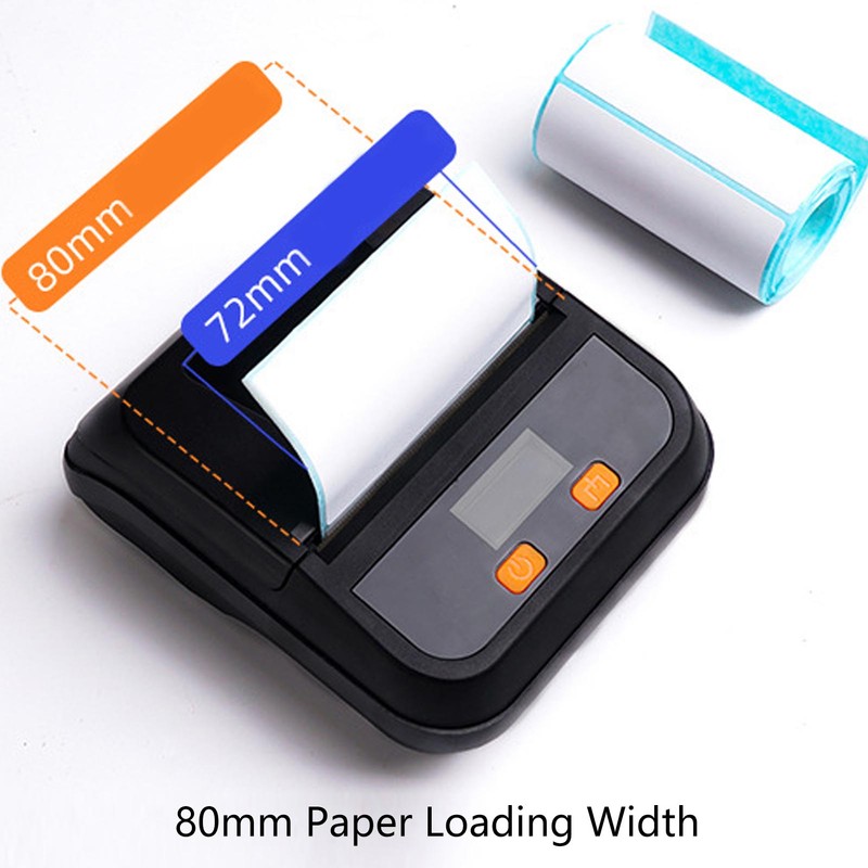 Thermal Label Printer Bluetooth Connection Portable Printing Machine for Package