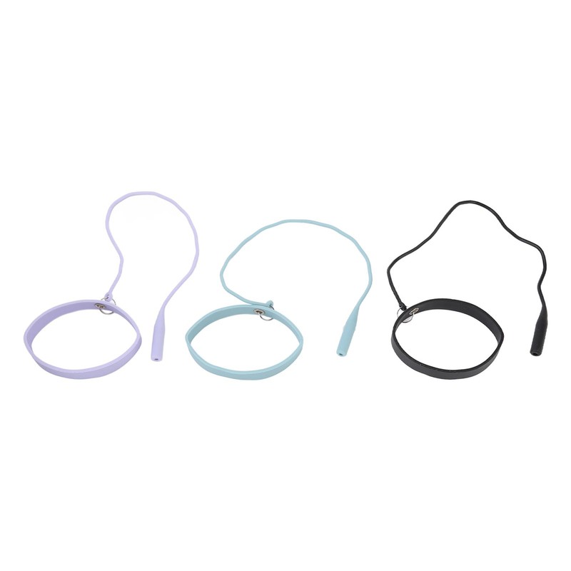 3PCS Eyelash Extension Tweezers Holders Bracelet Silicone Ring Tweezers Protector