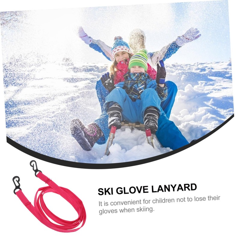 Abaodam Ski Glove Strap for Nonslip Glove Rope Holder with
