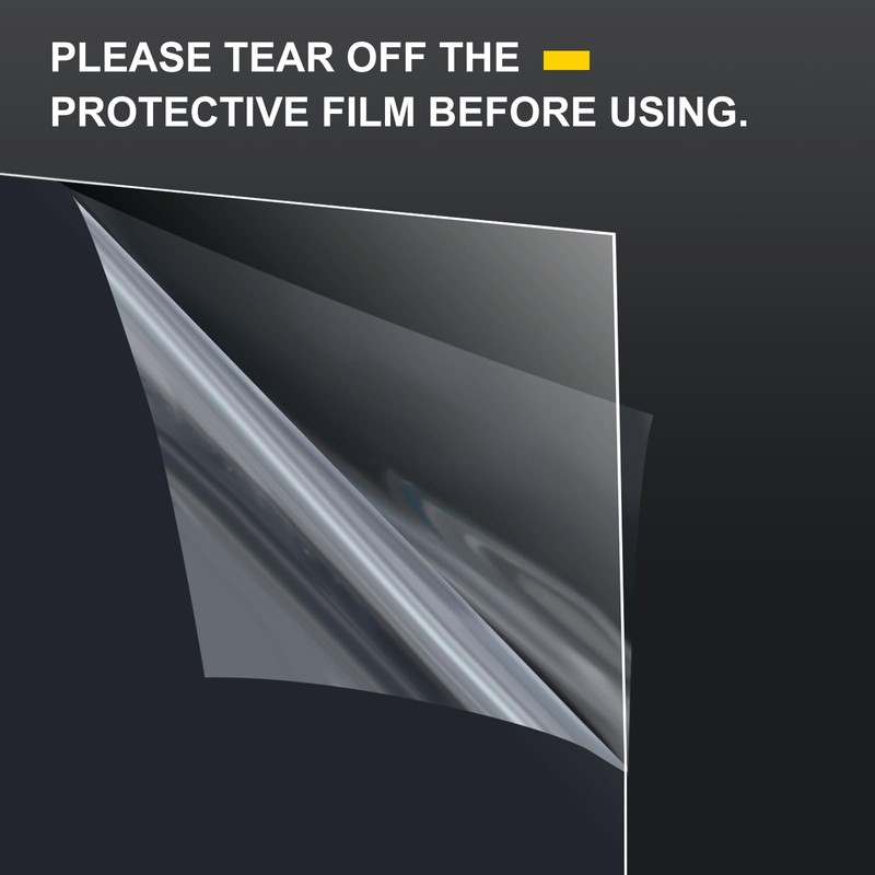 Beeveer 48 x 96 Inch Extra Large PET Plexiglass Sheets