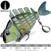 Bass Fishing Lures - Multi Jointed Lifelike Hard Baits with