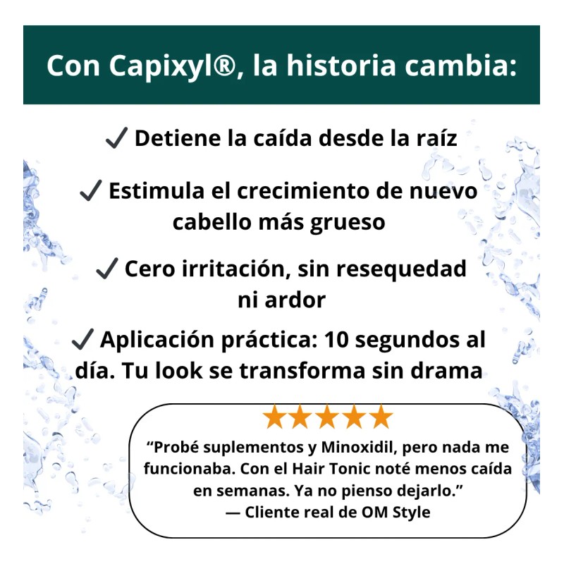 Kit 2 Tónico Capilar Crecimiento Cabello Anticaída Capixyl