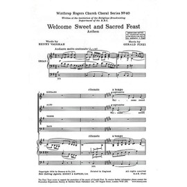 Welcome, Sweet and Sacred Feast: Anthem. op. 27/3. gemischter Chor (SATB) und Orgel. Chorpartitur.: Anthem. No. 40. op. 27/3. mixed choir (SATB) and ... chœur. (Winthrop Rogers Church Choral Series)