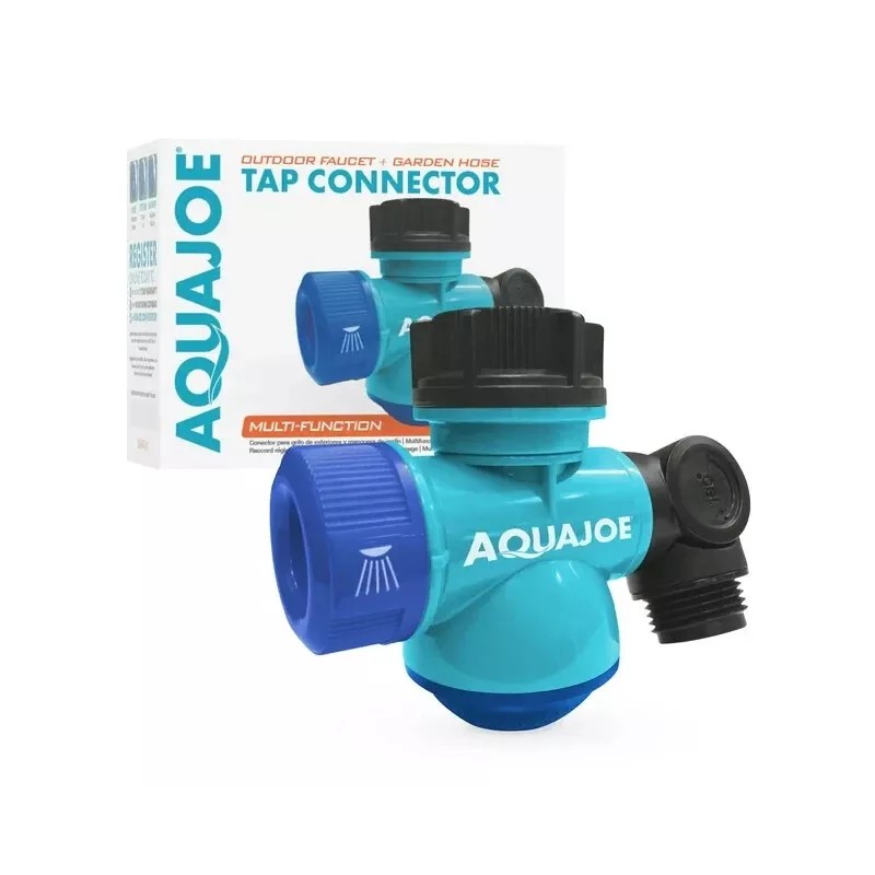 Aqua Joe SJI-MFGA1 Multi-Function Outdoor Faucet and Garden Hose Tap