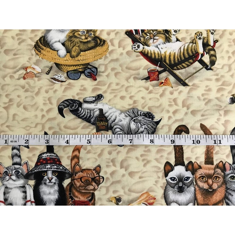 100% Cotton Fabric Sold by The Yard 1 Yard =