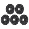 5Pcs Strip Discs Stripping Wheel Black 4 Inch for Stainless