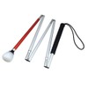 Aluminium Folding Long Stick with 5 Stick Segments, Plastic Rolling