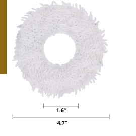 Accessory Set for Yeedi Mop Station Pro Accessories Robot Vacuum Cleaner Replacement Parts with Main Brush * 1,Side Brush * 4, Mop Pads Wipes * 4,Hepa Filters *4