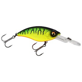 Westin BuzzBite Crankbait 4 cm 4 g Low Floating Wobbler, Colour: Firetiger