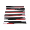 Unbranded For Dodge Journey 78.7" Red Side Skirt Extension Body
