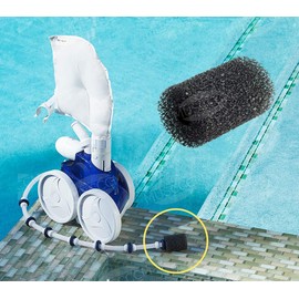 muscccm for Polaris Pool Cleaner Parts, 12 Pack Sweep Hose Tail Scrubbers Replacement for Sweep Pool Cleaner Fits Polaris 180 280 360 380 480 3900, Polaris Pool Cleaner Backup Filter Parts