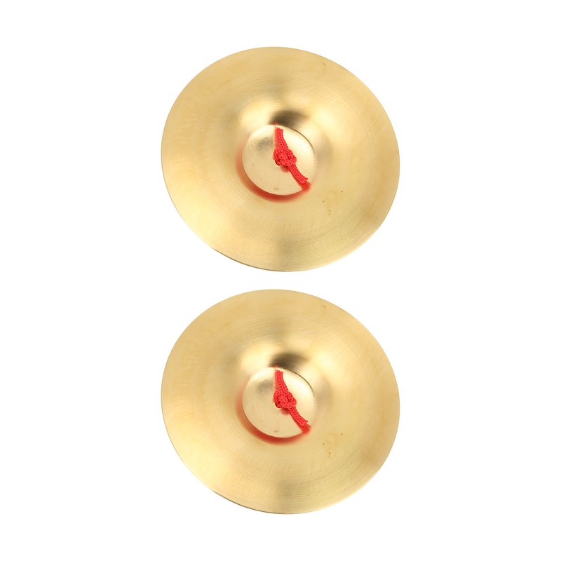 Crash Cymbal Brass Percussion Instrument Pair Teaching Tool Toy for