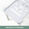 Organizador Alacena Apilable Multiusos De Gabinetes Estante (White)
