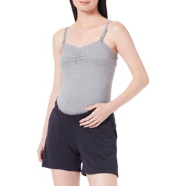 MAMALICIOUS Women's Mlevia Jersey A. Shorts, Dark Navy
