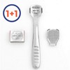 1+1 callus remover, heel exfoliator, foot file (10 replacement blades) include)