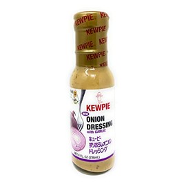 Kewpie Japanese Salad Dressings 8oz (236mL), 1 Pack (Onion with Garlic)