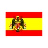 Spain Under Franco 1945-1977 3x5 Ft Poly Flag with Brass
