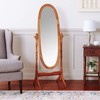 Crown Mark Cheval Mirror, Oak