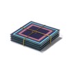 Trina Turk Glass Drink Coasters, Set of 4 Absorbent Beverage