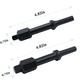 32029 Air Hammer Bits Socket Adapter Attachment, 37315 3/8" & 37316 1/2" Shake 'n Break Pneumatic Bolt Breaker (32029 Air Hammer Bits Set of 2)