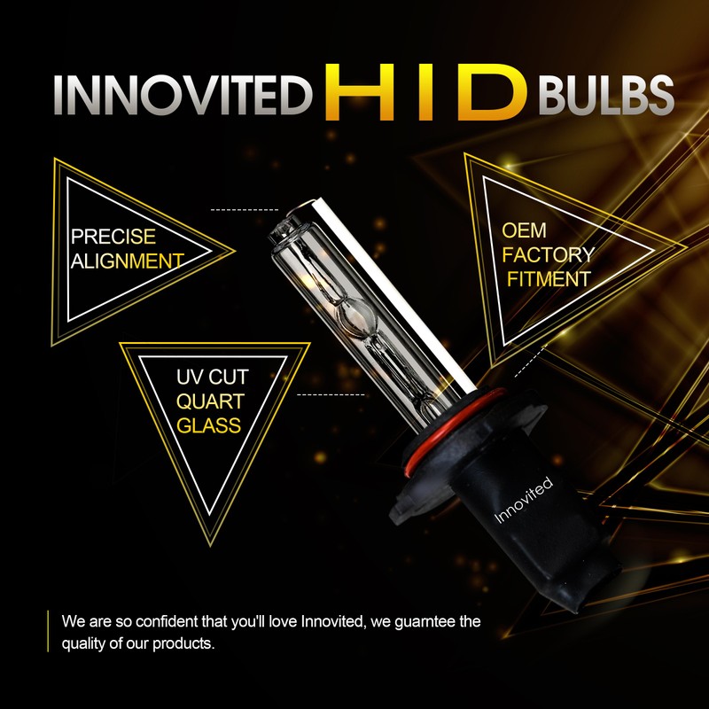Innovited HID Xenon H4 9003 Green (Low hid/High Halogen) Replacement