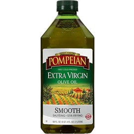 Pompeian Smooth Extra Virgin Olive Oil, First Cold Pressed, Mild and Delicate