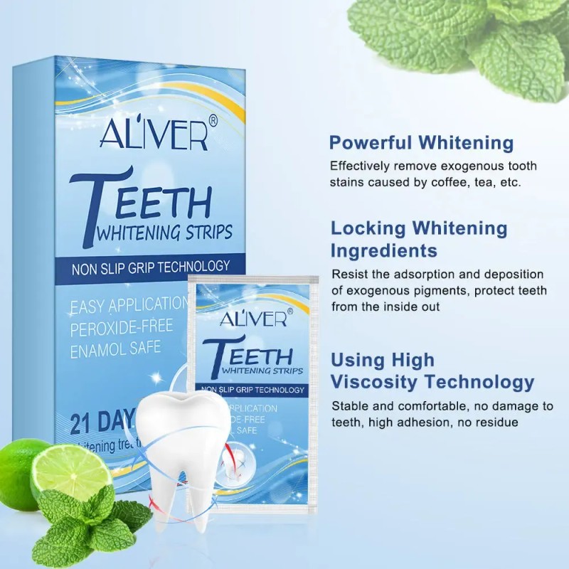Tiras Blanqueadoras Dentales Elimina Manchas Naturalmente