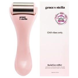 Grace and Stella - Rodillo de hielo facial galardonado, rodillo de cara fría, rodillo derma para rostro y rostro