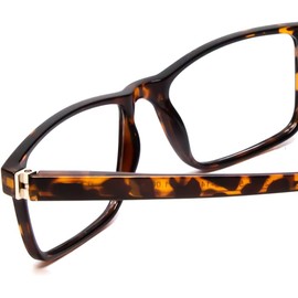 Calabria L2007 Reading Glasses +5.00 Tortoise Havana Men Women Designer Single Power Readers Trendy Durable Modern Eyeglass